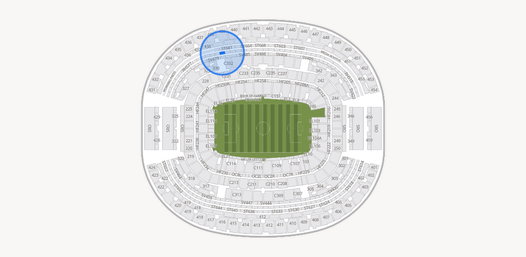 AT&T Stadium Seating Chart