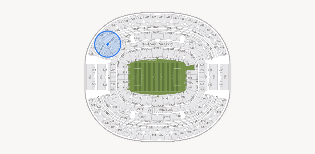 AT&T Stadium Seating Chart