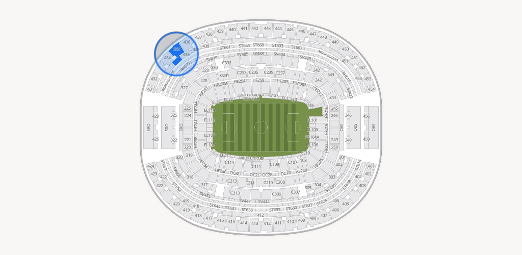 AT&T Stadium Seating Chart