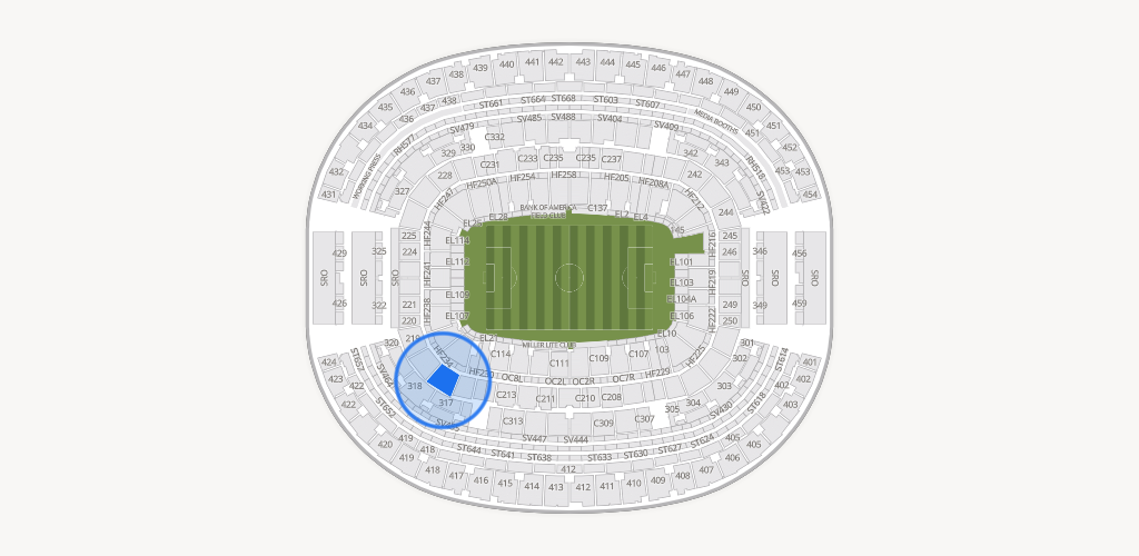 AT&T Stadium Seating Chart