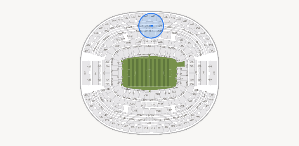 AT&T Stadium Seating Chart