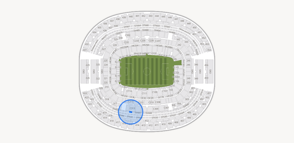 AT&T Stadium Seating Chart