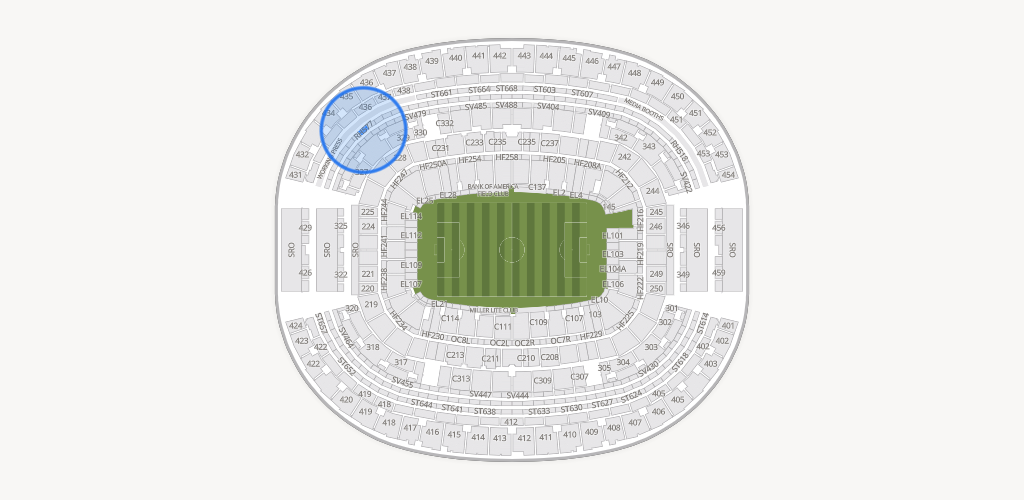 AT&T Stadium Seating Chart