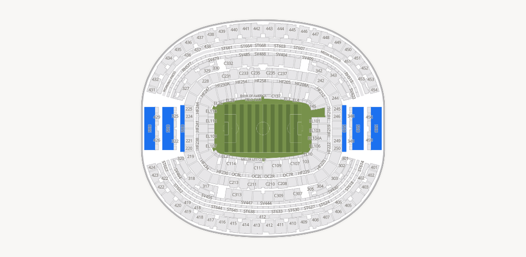 AT&T Stadium Seating Chart