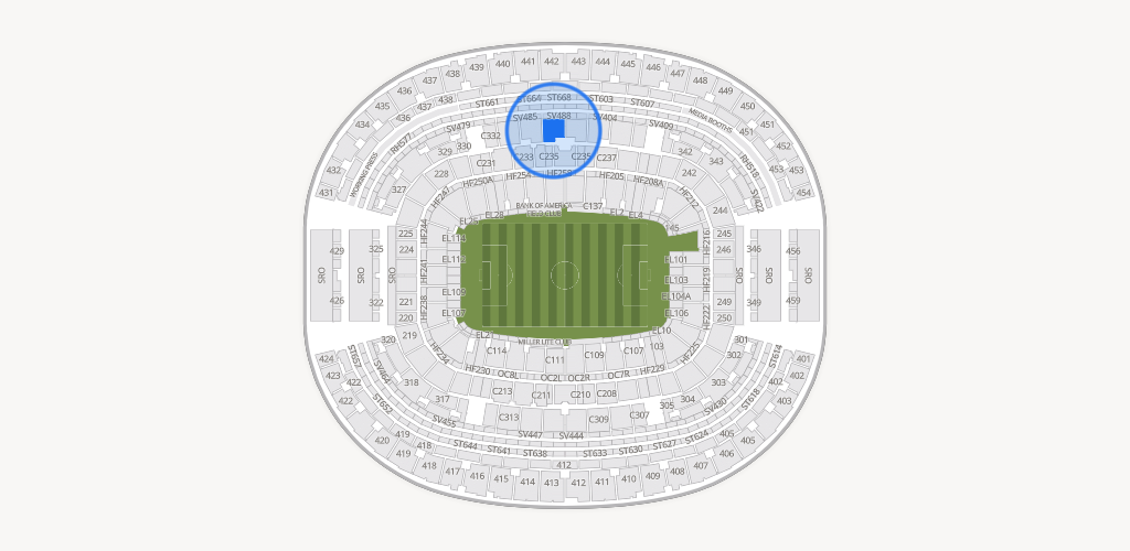 AT&T Stadium Seating Chart