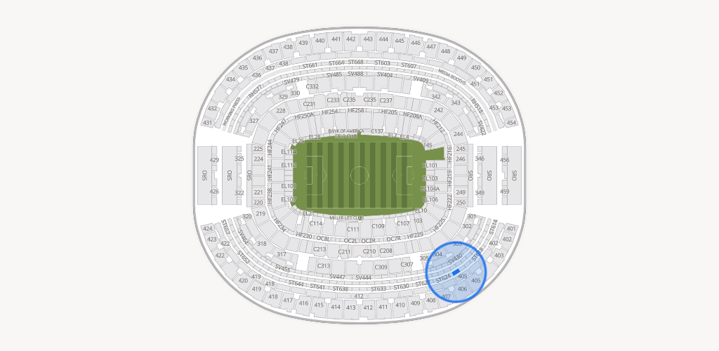 AT&T Stadium Seating Chart