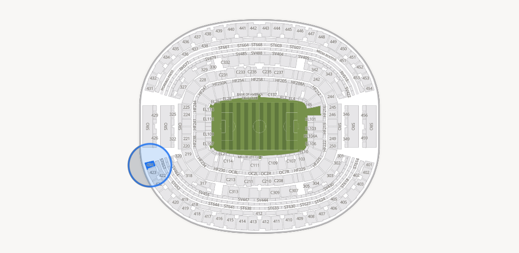 AT&T Stadium Seating Chart