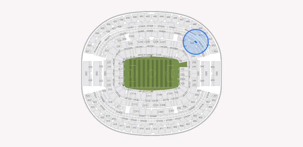 AT&T Stadium Seating Chart