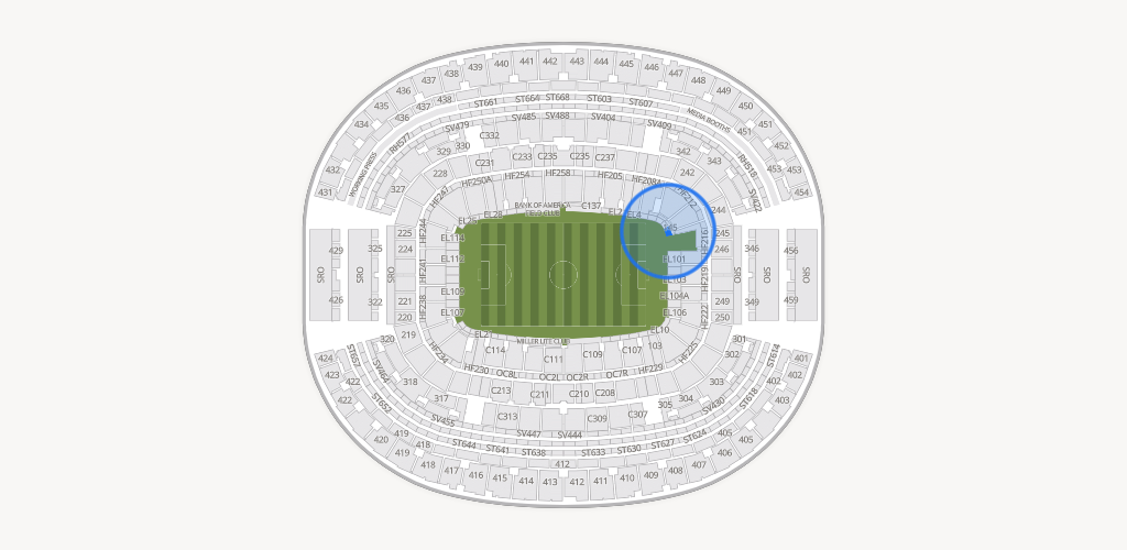 AT&T Stadium Seating Chart