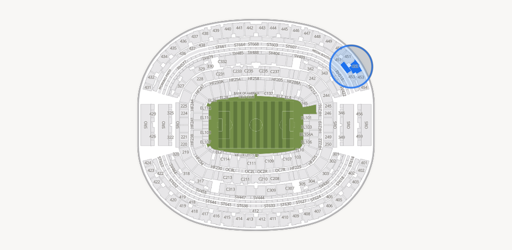 AT&T Stadium Seating Chart