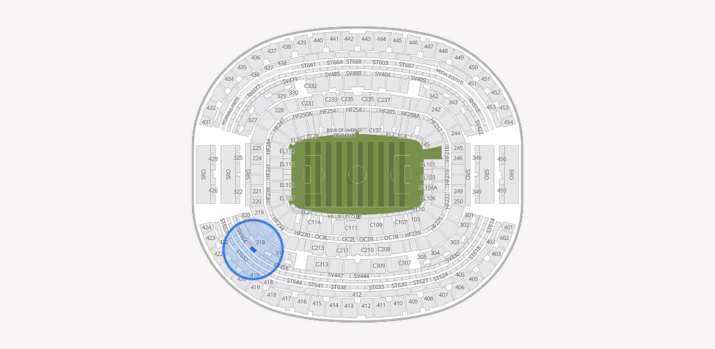 AT&T Stadium Seating Chart
