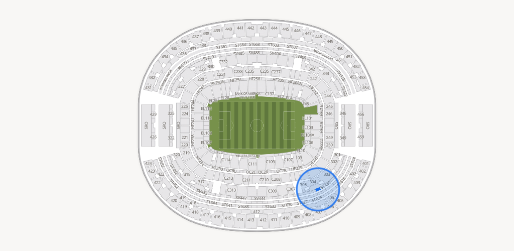 AT&T Stadium Seating Chart