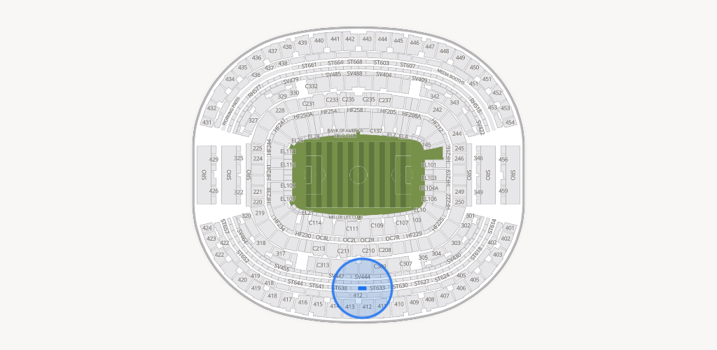 AT&T Stadium Seating Chart