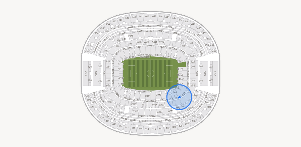 AT&T Stadium Seating Chart