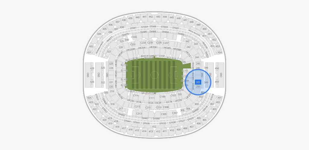 AT&T Stadium Seating Chart