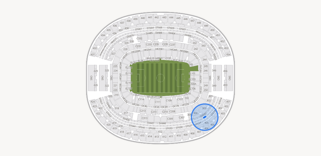AT&T Stadium Seating Chart