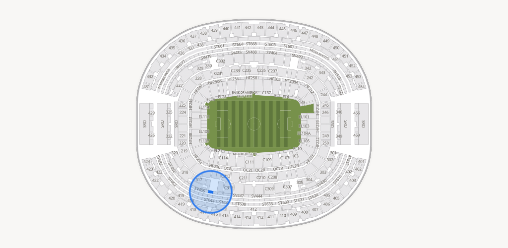AT&T Stadium Seating Chart