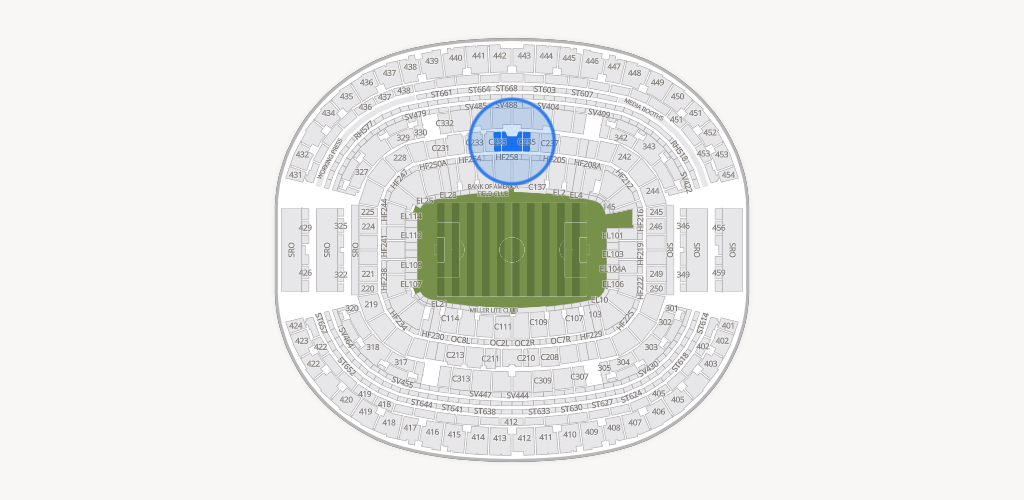 AT&T Stadium Seating Chart