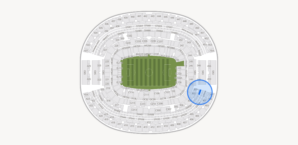AT&T Stadium Seating Chart