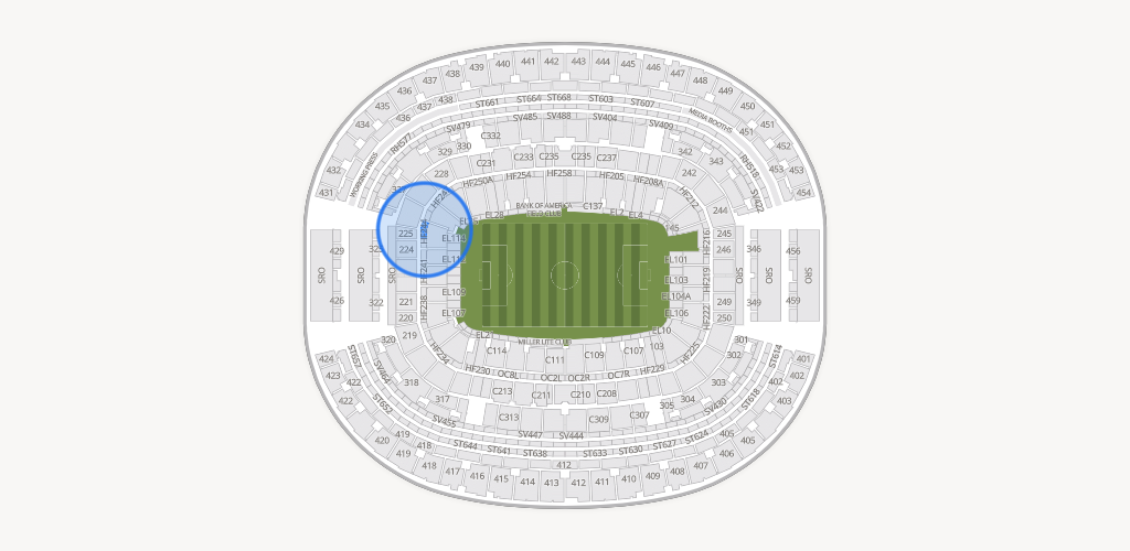 AT&T Stadium Seating Chart