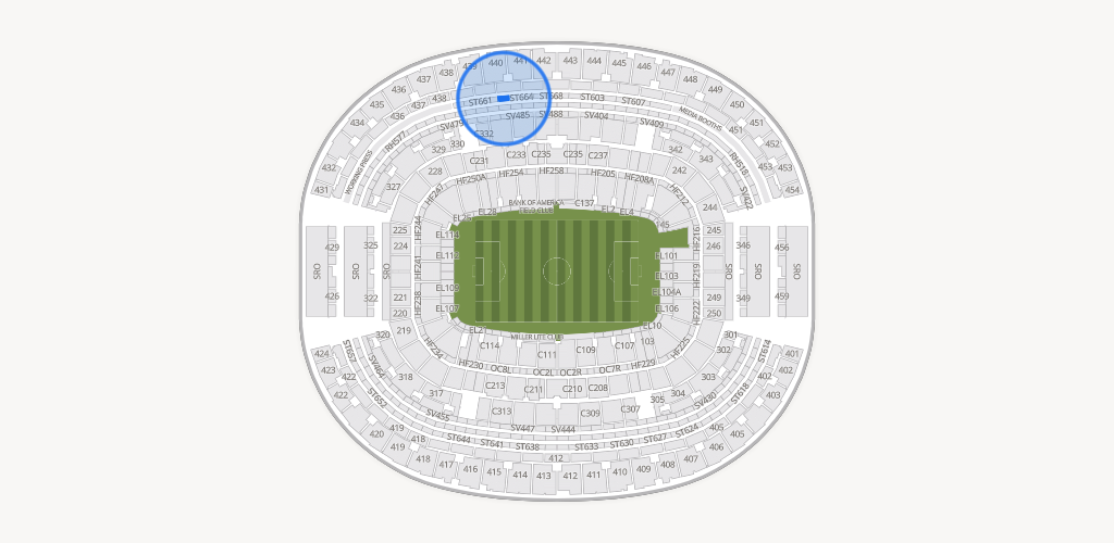 AT&T Stadium Seating Chart