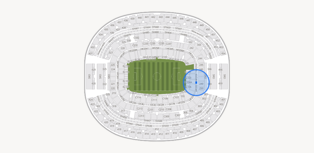 AT&T Stadium Seating Chart