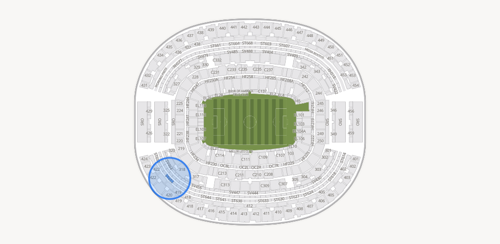 AT&T Stadium Seating Chart