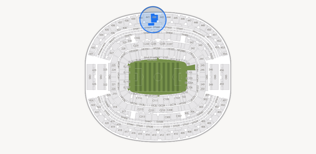 AT&T Stadium Seating Chart