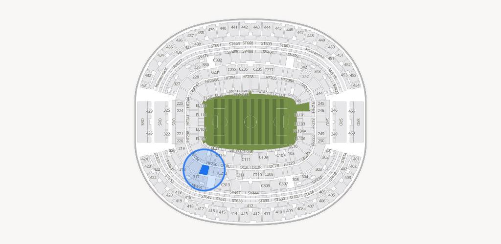 AT&T Stadium Seating Chart