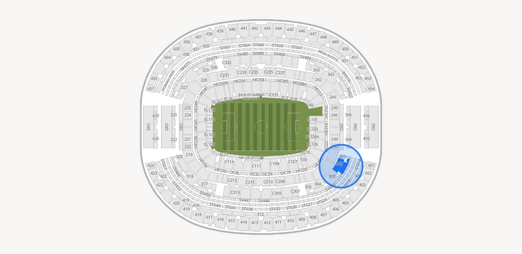 AT&T Stadium Seating Chart