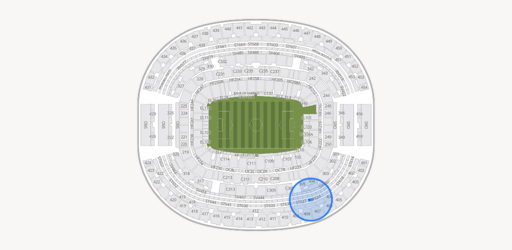AT&T Stadium Seating Chart
