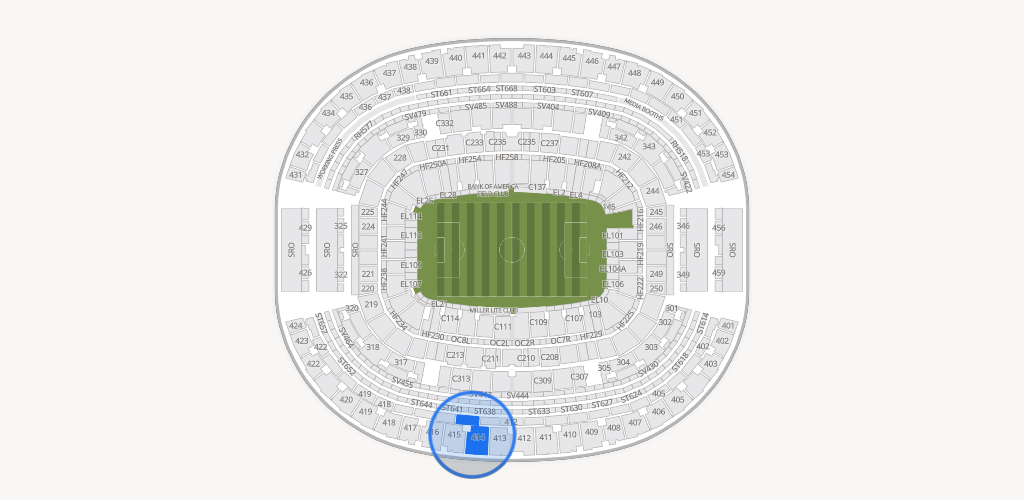 AT&T Stadium Seating Chart
