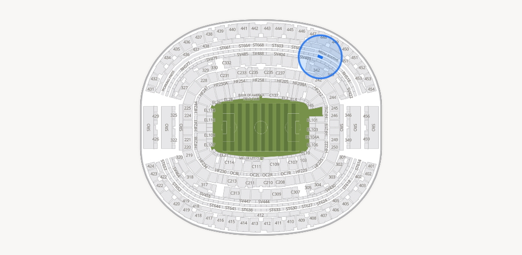 AT&T Stadium Seating Chart