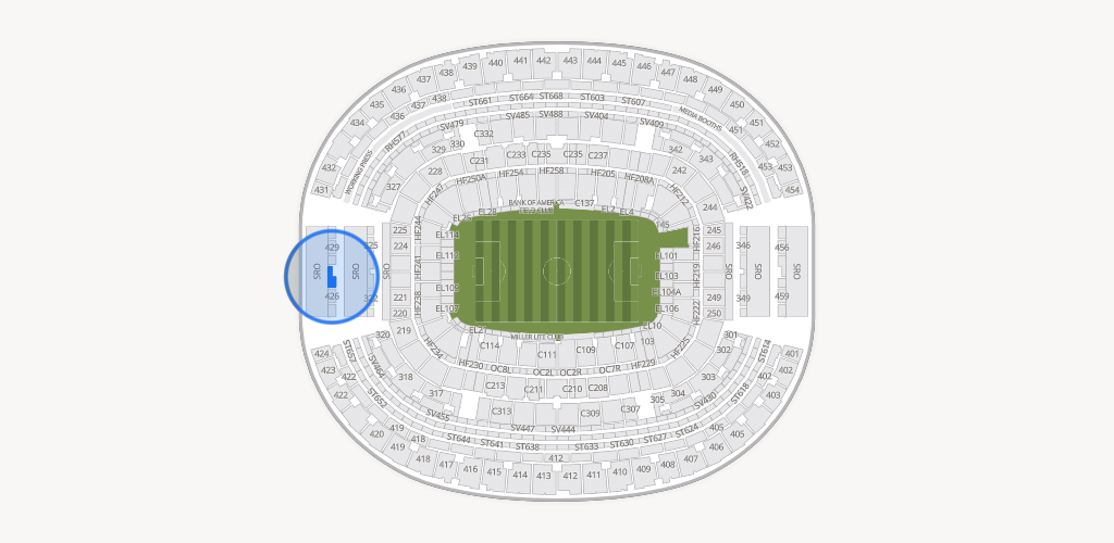 AT&T Stadium Seating Chart