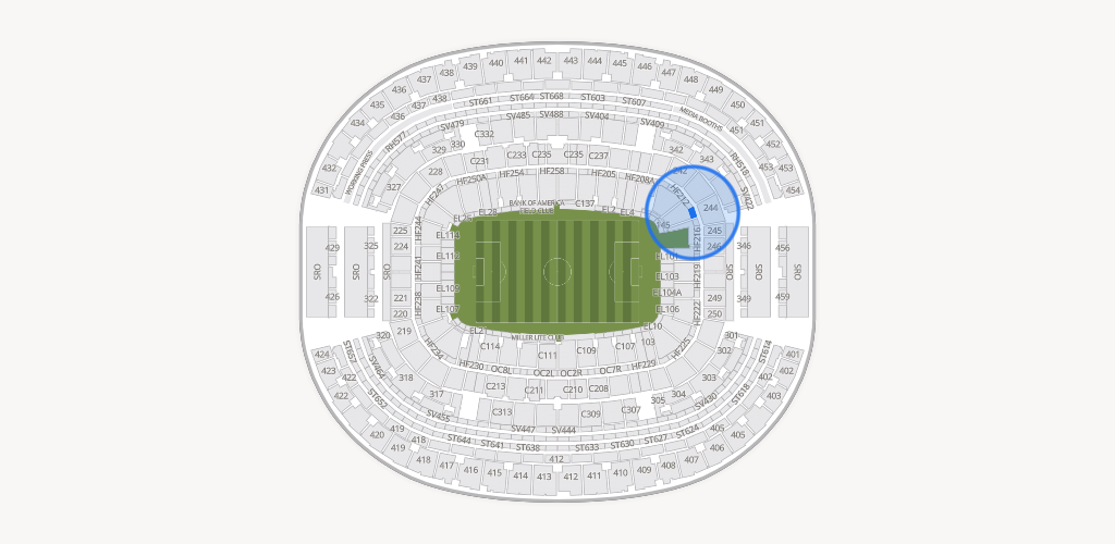 AT&T Stadium Seating Chart