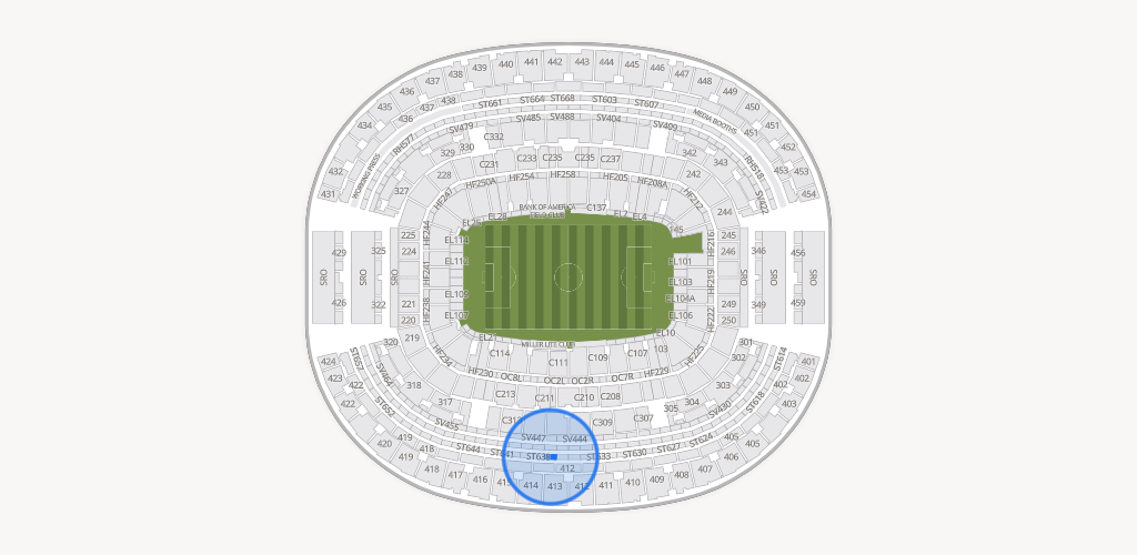 AT&T Stadium Seating Chart