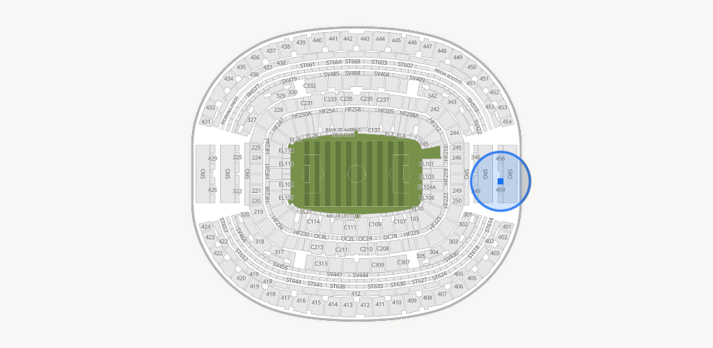 AT&T Stadium Seating Chart