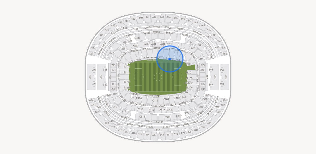 AT&T Stadium Seating Chart