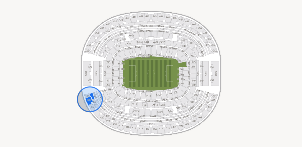 AT&T Stadium Seating Chart