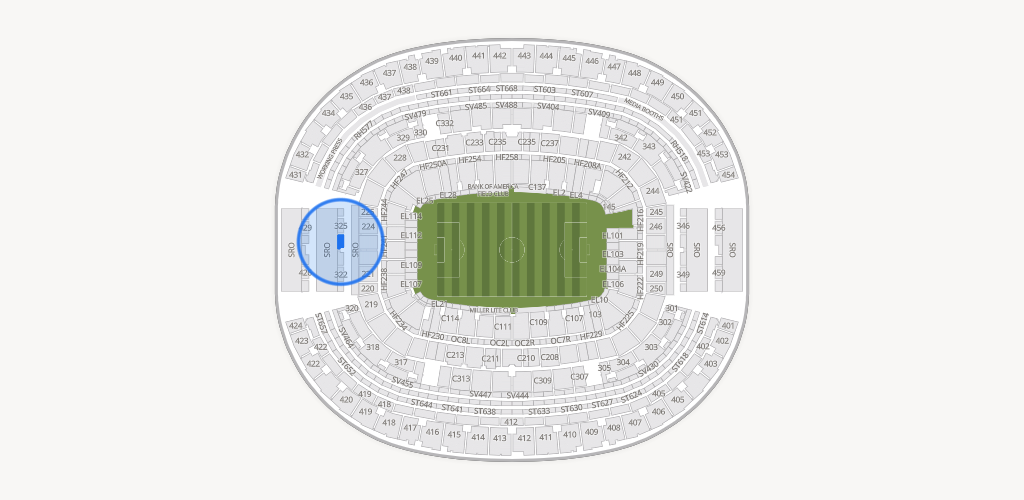 AT&T Stadium Seating Chart