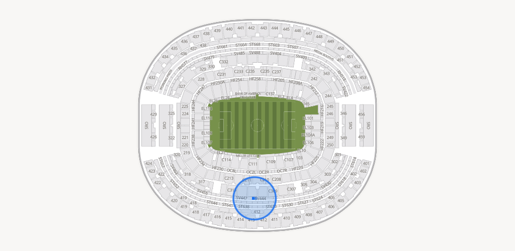 AT&T Stadium Seating Chart