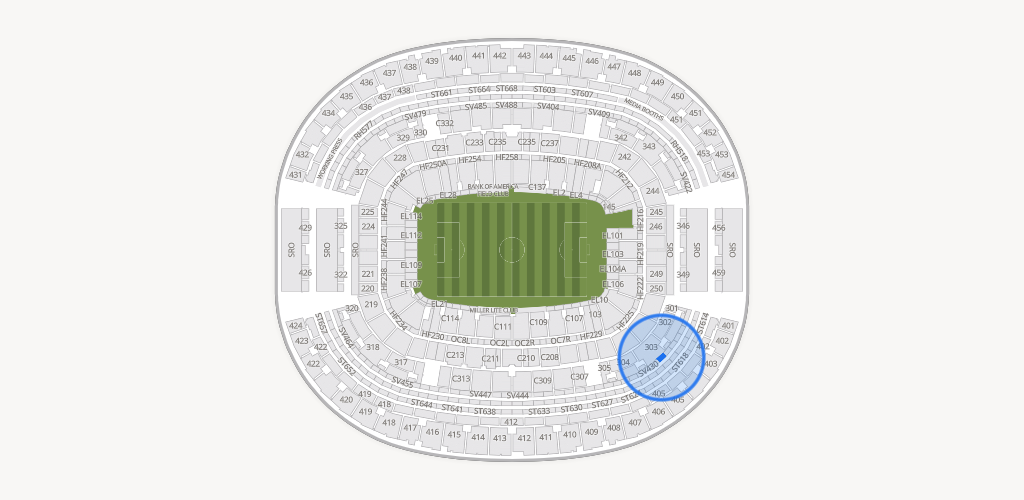 AT&T Stadium Seating Chart