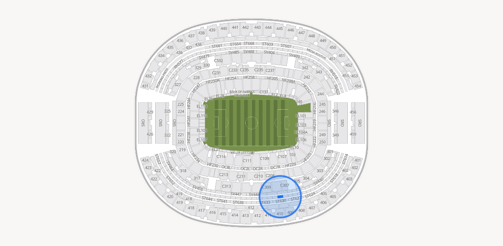 AT&T Stadium Seating Chart