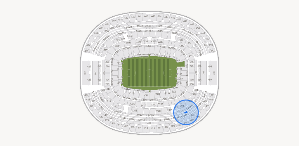AT&T Stadium Seating Chart