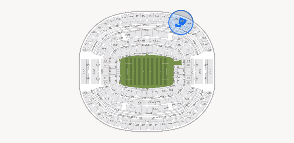 AT&T Stadium Seating Chart