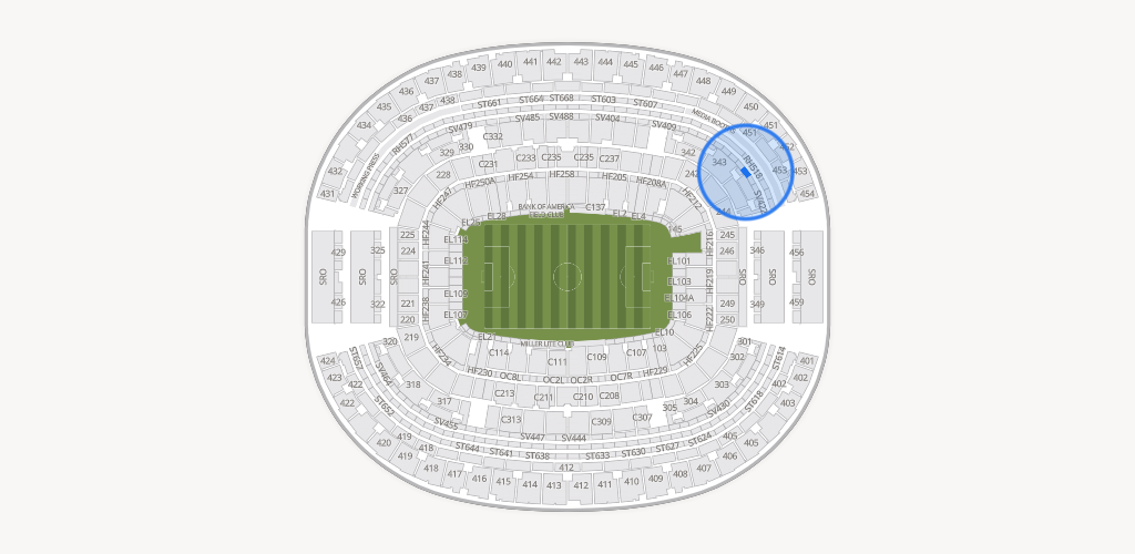 AT&T Stadium Seating Chart