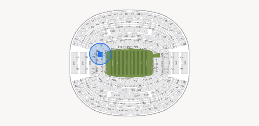 AT&T Stadium Seating Chart