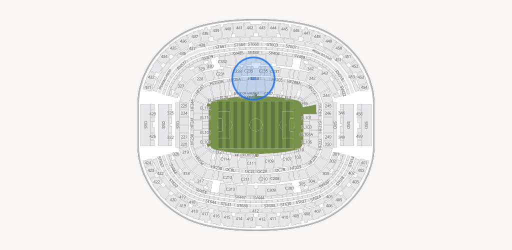 AT&T Stadium Seating Chart