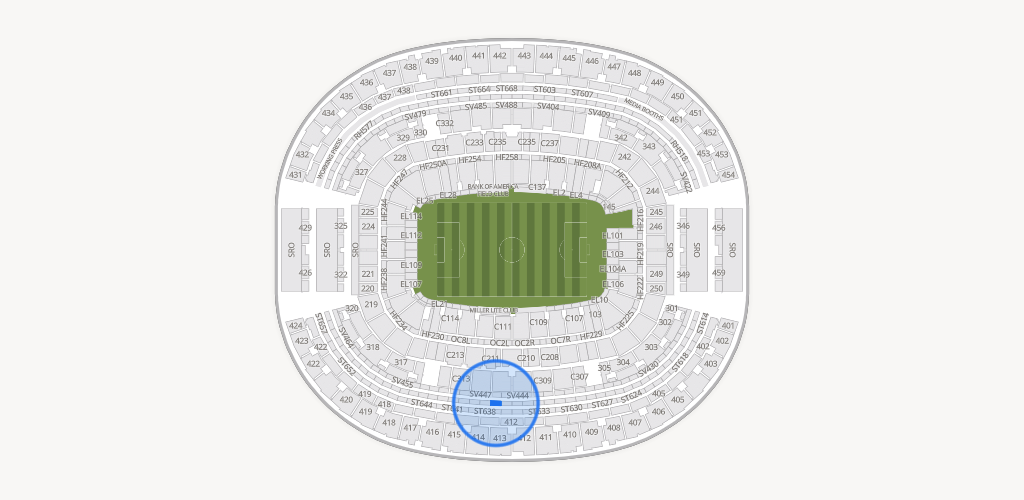 AT&T Stadium Seating Chart