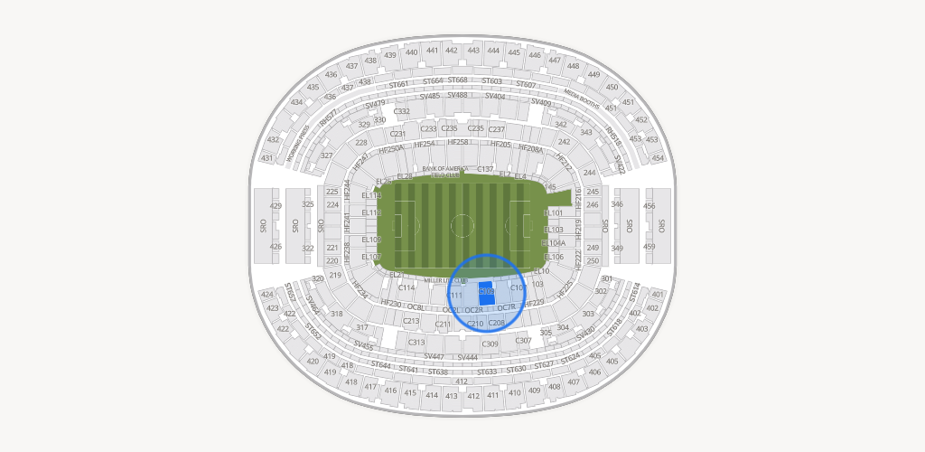 AT&T Stadium Seating Chart